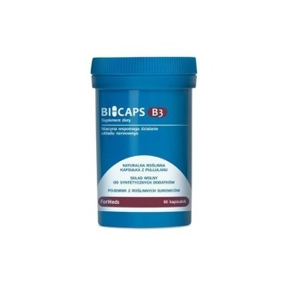 BiCaps B3 (witamina PP, niacyna) 60 kapsułek ForMeds