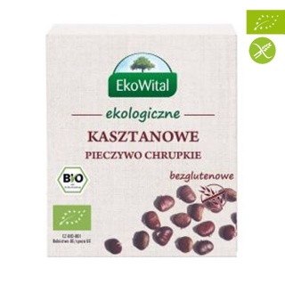 Pieczywo chrupkie ryżowo—kasztanowe bezglutenowe BIO 100 g Eko Wital