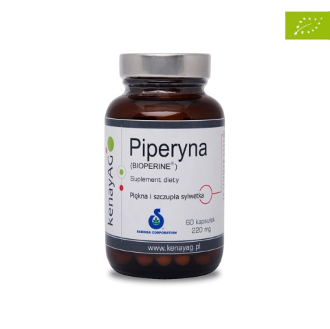 Piperyna (BioPiperine) 60 kapsułek (220 mg) KenayAG Cyanotech Co.
