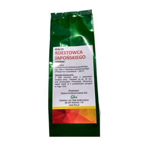 Rdestowiec japoński kłącze mielone 100 g Flos