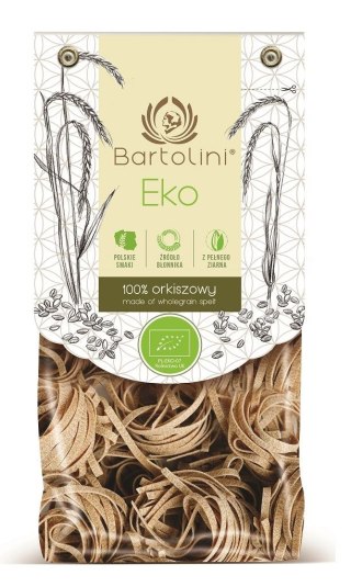 MAKARON (ORKISZOWY RAZOWY) GNIAZDA BIO 250 g - BARTOLINI
