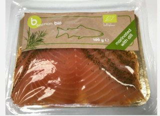 ŁOSOŚ ATLANTYCKI PLASTRY GRAVLAX Z KOPREM BIO 100 g - BETTER FISH