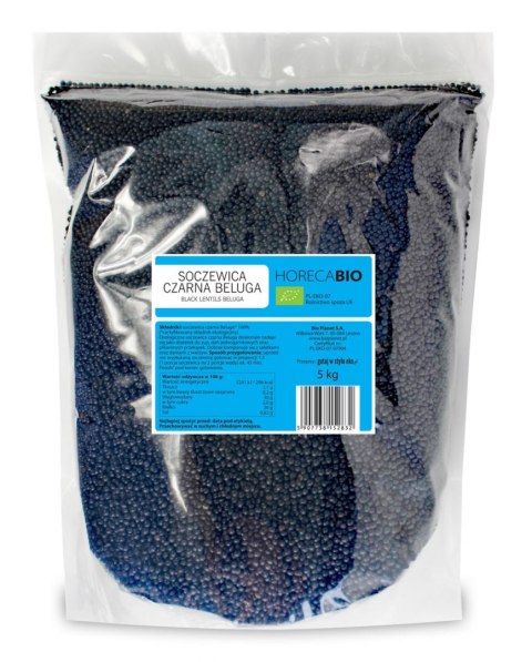 SOCZEWICA CZARNA BELUGA BIO 5 kg - HORECA