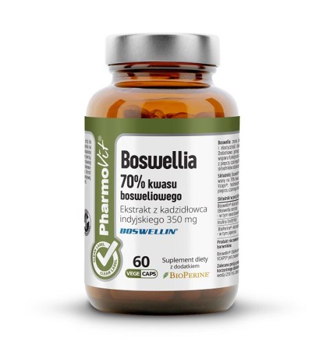 BOSWELLIA BEZGLUTENOWA (700 mg) 60 KAPSUŁEK - PHARMOVIT (CLEAN LABEL)