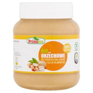 KREM Z ORZESZKÓW ZIEMNYCH PRAŻONYCH 100 % BEZGLUTENOWY BIO 360 g - PRIMAVIKA