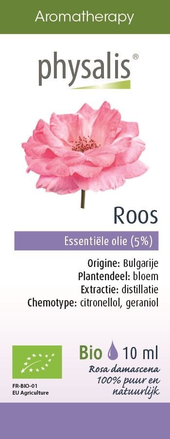 OLEJEK ETERYCZNY RÓŻA BIO 10 ml - PHYSALIS