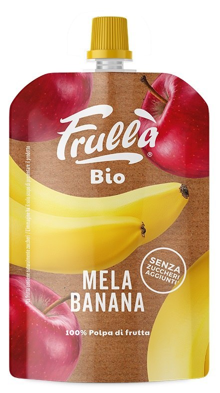 MUS JABŁKO - BANAN BEZ DODATKU CUKRÓW BIO 100 g - FRULLA