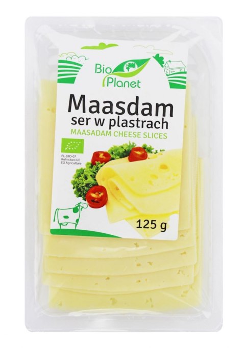 SER MAASDAM PLASTRY BIO 125 g - BIO PLANET