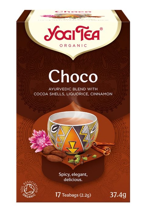 HERBATKA CZEKOLADOWA Z KAKAO (CHOCO) BIO (17 x 2,2 g) 37,4 g - YOGI TEA