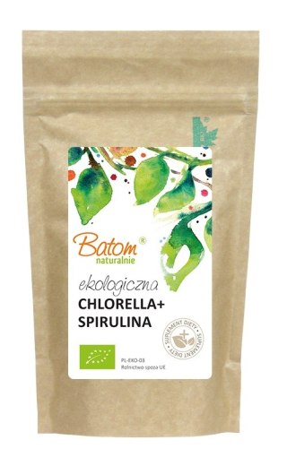 CHLORELLA + SPIRULINA BIO 500 TABLETEK - BATOM