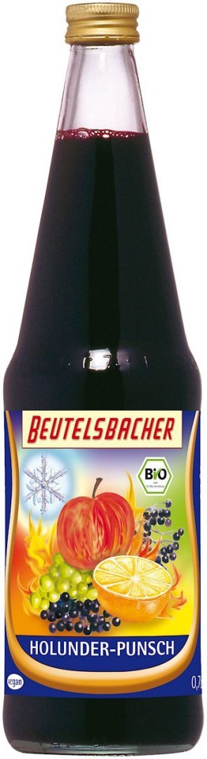 GRZANIEC BEZALKOHOLOWY JABŁKO - CZARNY BEZ BIO 700 ml - BEUTELSBACHER (PRODUKT SEZONOWY)