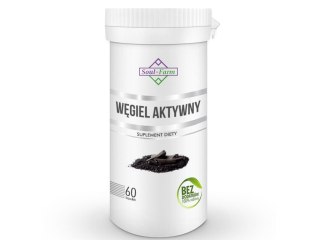 WĘGIEL AKTYWNY (180 mg) 60 KAPSUŁEK - SOUL FARM