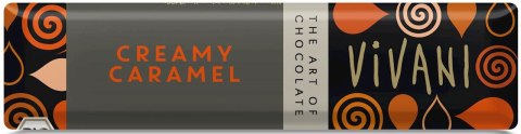 BATON MLECZNA CZEKOLADA Z NADZIENIEM KARMELOWYM BIO 40 g - VIVANI