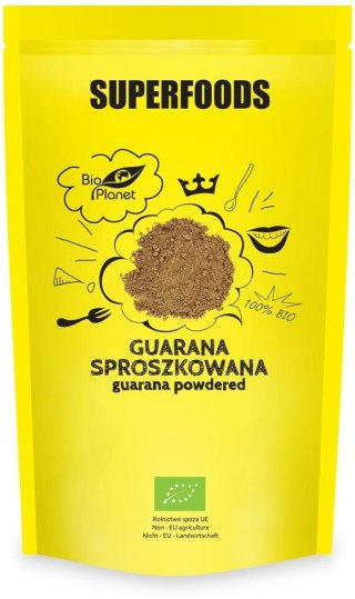 GUARANA SPROSZKOWANA BIO 150 g - BIO PLANET SUPERFOODS