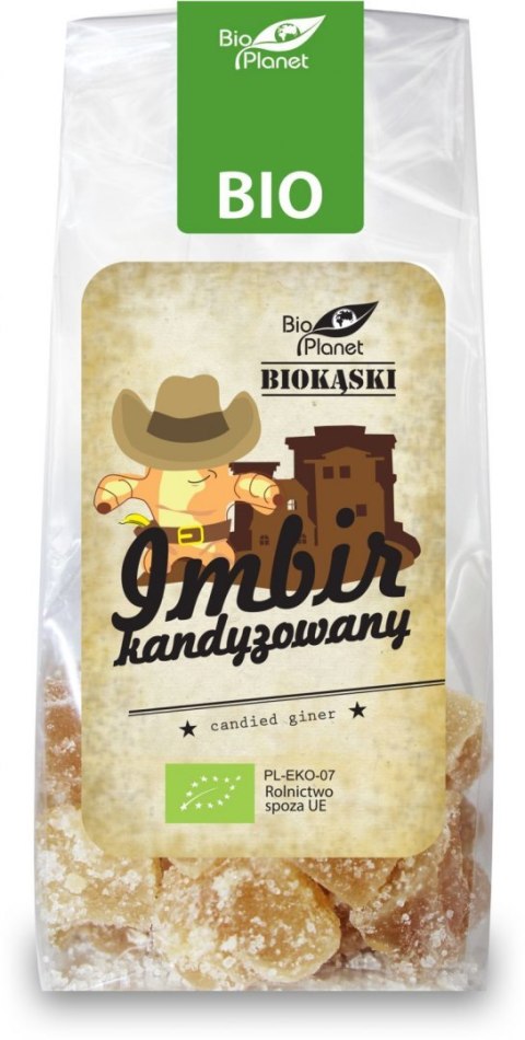 IMBIR KANDYZOWANY BIO 100 g - BIO PLANET