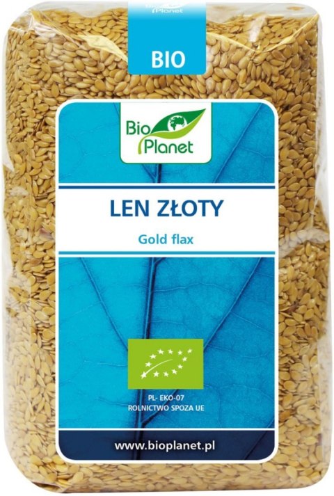 LEN ZŁOTY (SIEMIĘ LNIANE) BIO 400 g - BIO PLANET