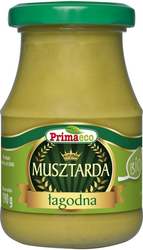 MUSZTARDA ŁAGODNA BIO 170 g - PRIMAVIKA