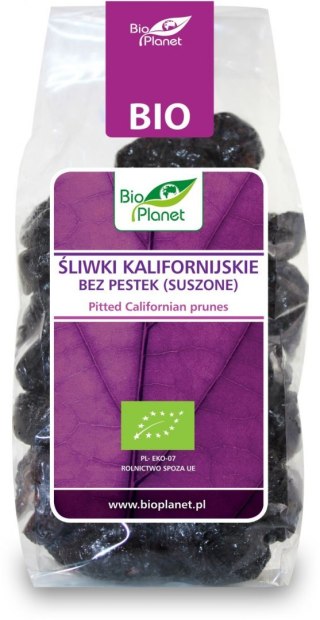 ŚLIWKI KALIFORNIJSKIE SUSZONE BEZGLUTENOWE BIO 200 g - BIO PLANET