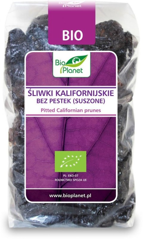 ŚLIWKI KALIFORNIJSKIE SUSZONE BEZGLUTENOWE BIO 400 g - BIO PLANET