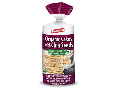 WAFLE KUKURYDZIANE Z CHIA BEZGLUTENOWE BIO 120 g - FIORENTINI
