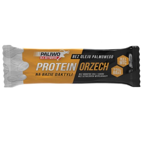 BATON PROTEINOWY ORZECHOWY Z OLEJEM MCT 50 g - PALIWO DLA AKTYWNYCH