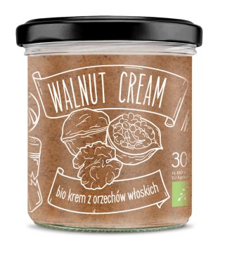 KREM Z ORZECHÓW WŁOSKICH PRAŻONYCH 100 % BIO 300 g - DIET-FOOD