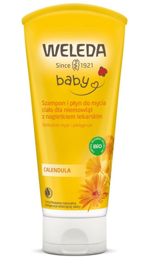 SZAMPON I PŁYN DO MYCIA DLA NIEMOWLĄT ECO 200 ml - WELEDA