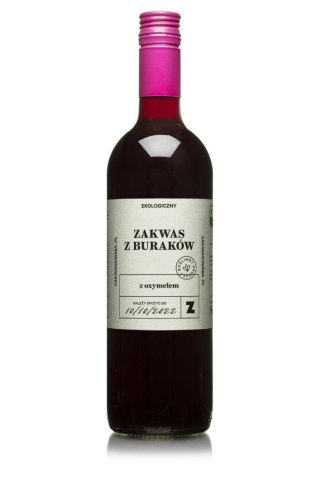 ZAKWAS Z BURAKÓW TRADYCYJNY Z OXYMELEM BIO 750 ml - DELIKATNA