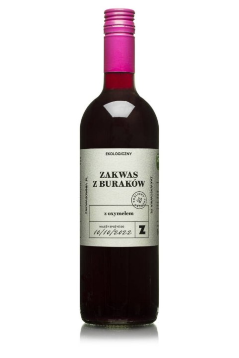 ZAKWAS Z BURAKÓW TRADYCYJNY Z OXYMELEM BIO 750 ml - DELIKATNA