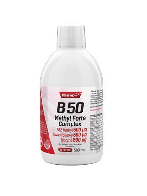 WITAMINA B50 METHYL FORTE COMPLEX W PŁYNIE 500 ml - PHARMOVIT