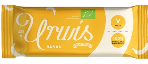 BATON DAKTYLOWY Z BANANAMI URWIS BEZGLUTENOWY BIO 40 g - ZMIANY ZMIANY