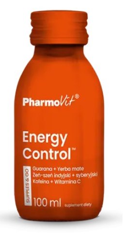 SHOT ENERGY CONTROL BEZGLUTENOWY 100 ml - PHARMOVIT