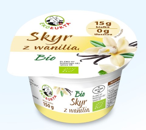 JOGURT TYPU SKYR PROTEINOWY Z WANILIĄ BIO 150 g - EKO ŁUKTA