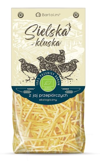 MAKARON BIO KRAJANKA Z JAJAMI PRZEPIÓRCZYMI 250 g - BARTOLINI (SIELSKA KLUSKA)