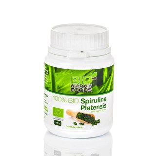 SPIRULINA PLATENSIS BIO (250 mg) 1200 TABLETEK - BIO ORGANIC FOODS