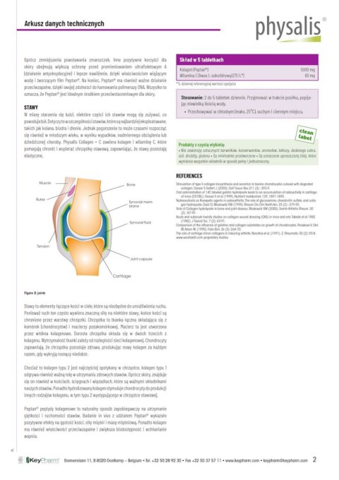KOLAGEN RYBI + WITAMINA C 60 TABLETEK - PHYSALIS