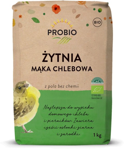 MĄKA ŻYTNIA CHLEBOWA TYP 720 BIO 1 kg - PROBIO