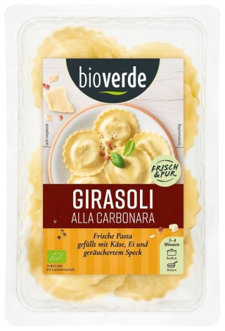 PIEROŻKI ŚWIEŻE GIRASOLI A'LA CARBONARA BIO 250 g - BIO-VERDE