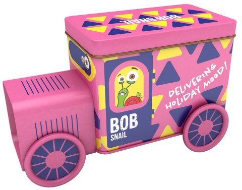 LOKOMOTYWA: PRZEKĄSKI I GALARETKI OWOCOWE Z ZABAWKĄ I NAKLEJKĄ BEZGLUTENOWE 108 g - BOB SNAIL (PRODUKT SEZONOWY)