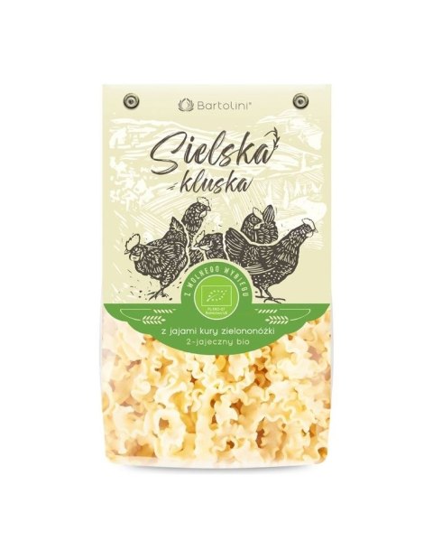 MAKARON (Z JAJAMI KURY ZIELONONÓŻKI) FALA BIO 250 g - BARTOLINI (SIELSKA KLUSKA)