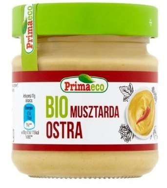 MUSZTARDA OSTRA BIO 170 g - PRIMAVIKA