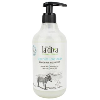 MYDŁO W PŁYNIE Z OŚLIM MLEKIEM 500 ml - LA DIVA