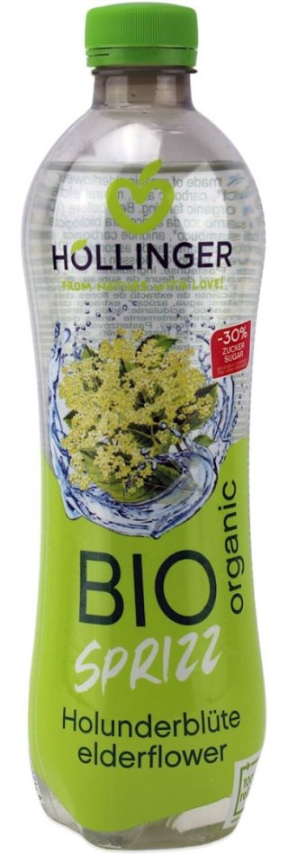 NAPÓJ O SMAKU KWIATÓW CZARNEGO BZU BIO 500 ml - HOLLINGER