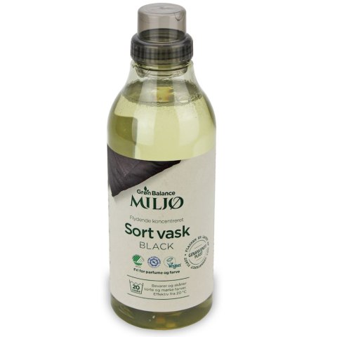 PŁYN DO PRANIA CIEMNYCH UBRAŃ (KONCENTRAT) ECO 900 ml (20 PRAŃ) - GRON BALANCE