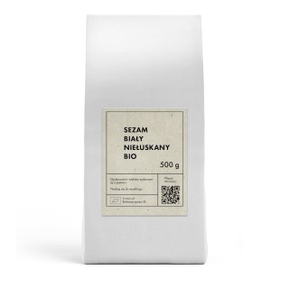 SEZAM BIAŁY NIEŁUSKANY BIO 500 g - THE PLANET
