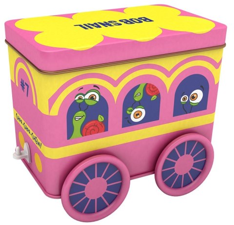 WAGON: PRZEKĄSKI I GALARETKI OWOCOWE Z ZABAWKĄ I NAKLEJKĄ BEZ DODATKU CUKRÓW BEZGLUTENOWE 107 g - BOB SNAIL (PRODUKT SEZONOWY)