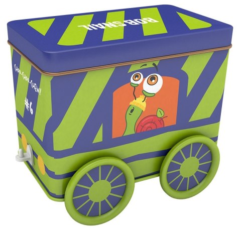 WAGON: PRZEKĄSKI I GALARETKI OWOCOWE Z ZABAWKĄ I NAKLEJKĄ BEZ DODATKU CUKRÓW BEZGLUTENOWE 107 g - BOB SNAIL (PRODUKT SEZONOWY)