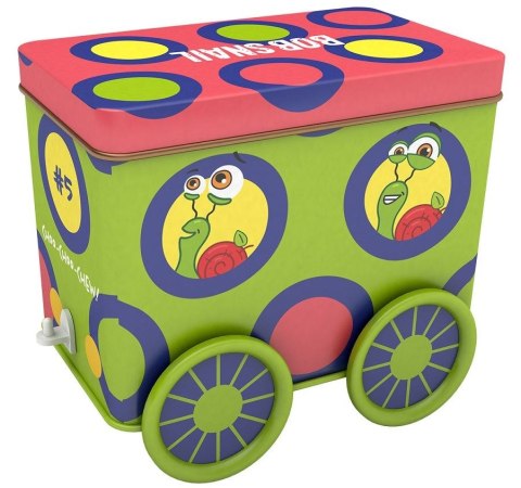 WAGON: PRZEKĄSKI I GALARETKI OWOCOWE Z ZABAWKĄ I NAKLEJKĄ BEZ DODATKU CUKRÓW BEZGLUTENOWE 107 g - BOB SNAIL (PRODUKT SEZONOWY)