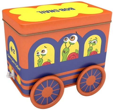 WAGON: PRZEKĄSKI I GALARETKI OWOCOWE Z ZABAWKĄ I NAKLEJKĄ BEZ DODATKU CUKRÓW BEZGLUTENOWE 107 g - BOB SNAIL (PRODUKT SEZONOWY)