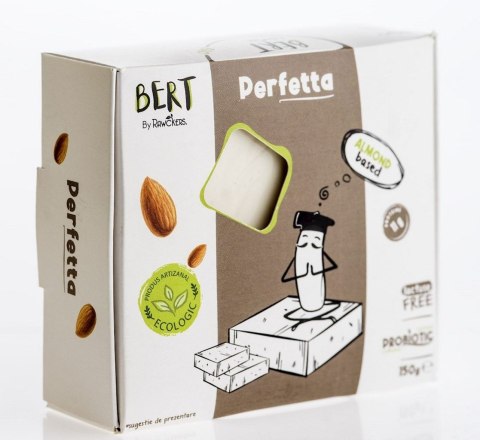 WEGAŃSKA ALTERNATYWA SERA TYPU FETA Z MIGDAŁÓW I ORZECHÓW NERKOWCA BIO 150 g - BERT